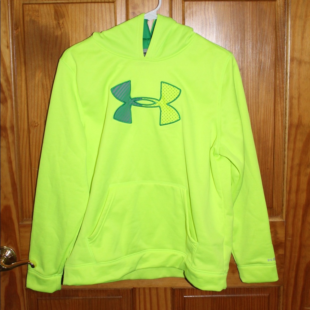 Green under armour sweatshirt